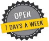 Open 7 Days A Week