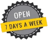 Open 7 Days A Week